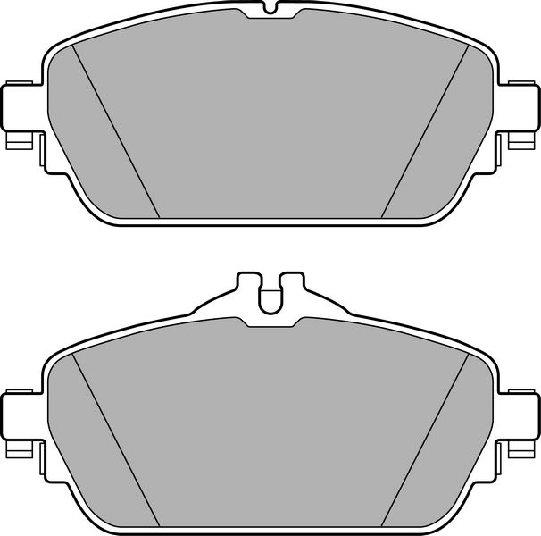 KALE-BALATA FREN BALATASI ON MERCEDES W205 S205 C205 A205 W213 S213 A238 OEM: A0004209703 - KALE 22031 193 15 MSH KD11 kodlu oto yedek parça görseli