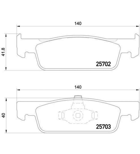 KALE-BALATA ÖN FREN BALATASI RENAULT CLIO IV 12 SYMBOL III 13 DACIA SANDERO II 13 LOGAN MCV II 14 LOGAN II 13 0.9TCe 1.0SCe 1.2 1.2TCe 1.5dCi 1.6 OEM: 410605536R-410604682R - KALE 22525 169 15 ANS KD13 kodlu oto yedek parça görseli