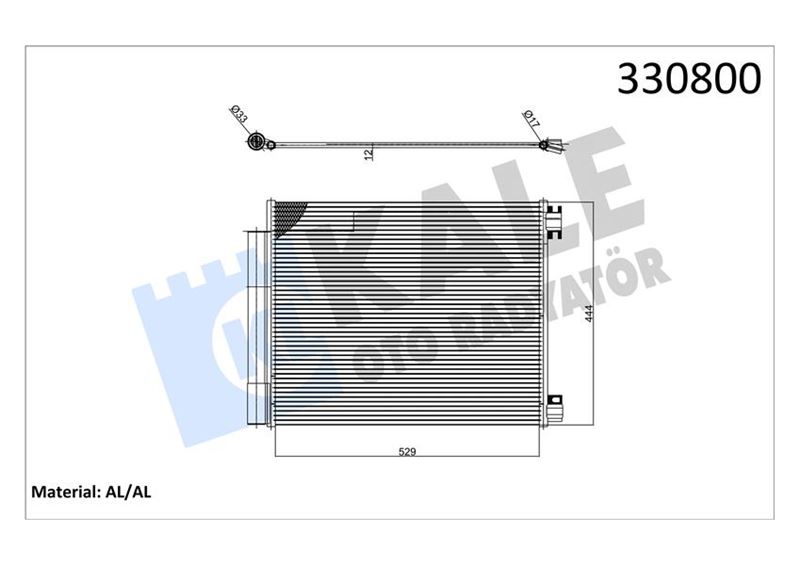 KALE-RADYATOR KLİMA RADYATÖRÜ KONDENSERİ RENAULT MEGANE IV 15 TALISMAN 15 GRAND SC NIC IV 16 1.2TCe 1.3 TCe 1.5dCi 1.6Sce 1.6dCi AC MEK. ATOM. AL BRZ 921002969R-921004575R-921007588R OEM: 921002969R-921004575R-921007588R - KALE 050ABC091 kodlu oto yedek parça görseli