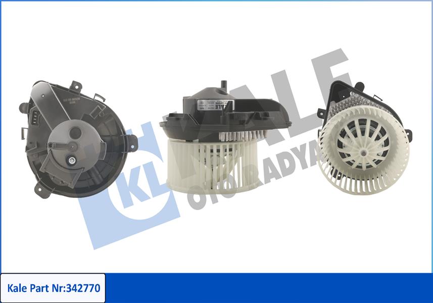 KALE-RADYATOR KALORİFER MOTORU 12V PEUGEOT P806-EXPERT-CITROEN EVASION-JUMPY-SCUDO-ULYSSE-LANCIA ZETA OEM: 6441.E2-9566944380 - KALE 342770 kodlu oto yedek parça görseli