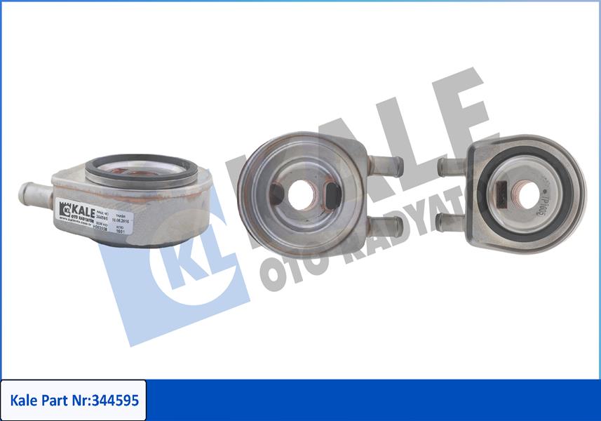 KALE-RADYATOR YAĞ SOĞUTUCU ACCENT II-ELANTRA-GETZ-MATRIX-SANTA F I-TRAJET-TUCSON-CARENS II-CERATO-SPORTAGE OEM: 2641027000 - KALE 344595 kodlu oto yedek parça görseli