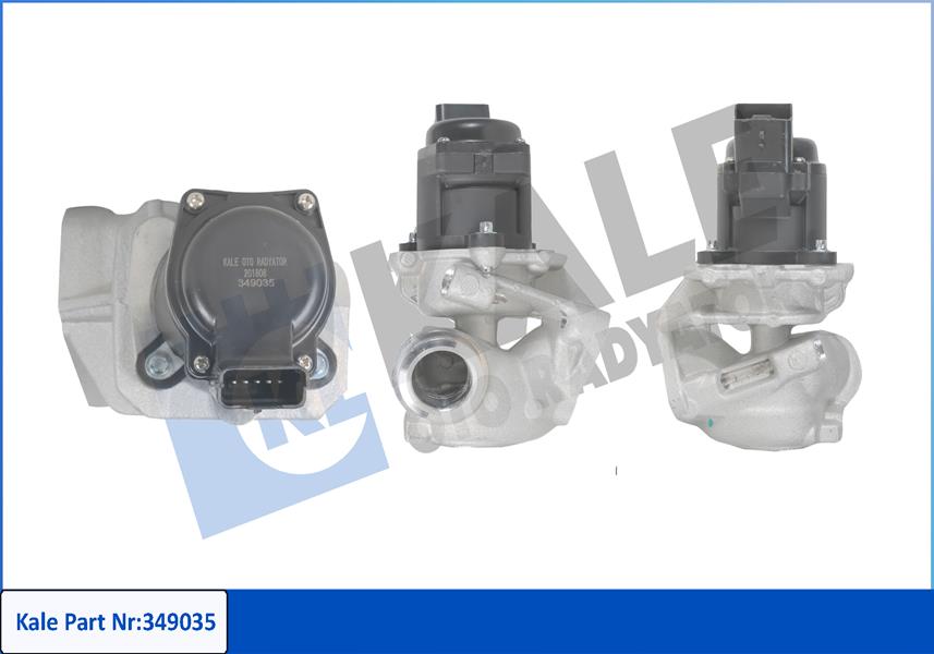 KALE-RADYATOR EGR VALFİ BERLINGO-C3-C4-C5-JUMPY-XSARA-P1007-P206-P207-P307-EXPERT-PARTNER 1.6 HDI FIESTA VI 03 11 C MAX FOCUS II 04 11 FUSION 03 12 1.6TDCI VOLVO V70 III S80 II 10 S40 II V50 05 1.6TD OEM: 1618.59-1618.NR-1682737-5S6Q9D475AE - KALE 349035 kodlu oto yedek parça görseli