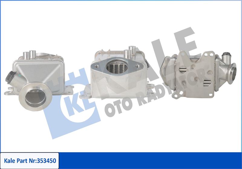 KALE-RADYATOR EGR SOĞUTUCU FIAT FIORINO-PUNTO-QUBO-EGEA-500L-500X-ALFA ROMEO MITO 1.3 MJT OEM: 55249454/55273563 - KALE 353450 kodlu oto yedek parça görseli