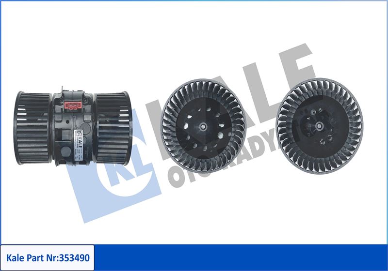 KALE-RADYATOR KALORİFER MOTORU SCENIC III-GRAND SCENIC III-TRAFIC III OEM: 272109961R-272109399R - KALE 353490 kodlu oto yedek parça görseli