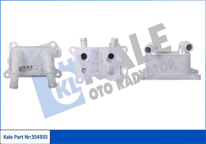 KALE-RADYATOR YAĞ SOĞUTUCUSU CLIO IV-CAPTUR-MEGANE III-DOKKER-DUSTER-LOGAN II-KADJAR 1.2TCE 2130000Q0G-213052032R-A2810700079 OEM: 2130000Q0G-213052032R-A2810700079 - KALE 354935 kodlu oto yedek parça görseli