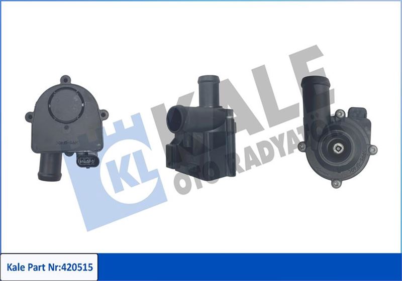 KALE-RADYATOR ELEKTRİKLİ SU POMPASI AUDI A1-A3-A4-A5-A6-Q2-Q3-Q5-TT-SEAT ALHAMBRA-ARONA-ATECA-IBIZA IV-V-LEON-TOLE DO IV-SKODA OCTAVIA III-RAPID-SUPERB III-YETI-VOLKSWAGEN BEETLE-CADDY IV-CRAFTER-GOLF VI-VII-VIII-JE OEM: 5Q0965561B-65065000000 - KALE 420515 kodlu oto yedek parça görseli
