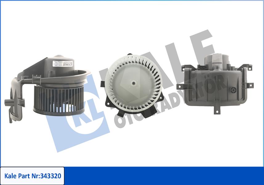 KALE KALORİFER MOTORU 12V SEAT AROSA-CORDOBA-IBIZA II-INCA-VW CADDY II-GOLF III-POLO-POLO CLASSIC-VENTO 1H1820021 OEM: 1H1820021 - KALE 343320 kodlu oto yedek parça görseli