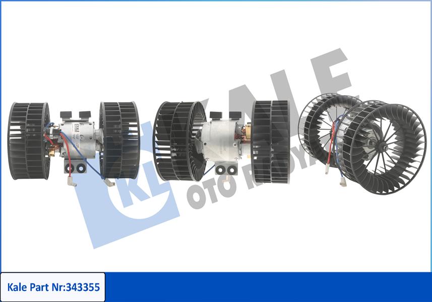 KALE KALORIFER MOTORU BMW E38 12V 64118391809 OEM: 64118391809 - KALE 343355 kodlu oto yedek parça görseli