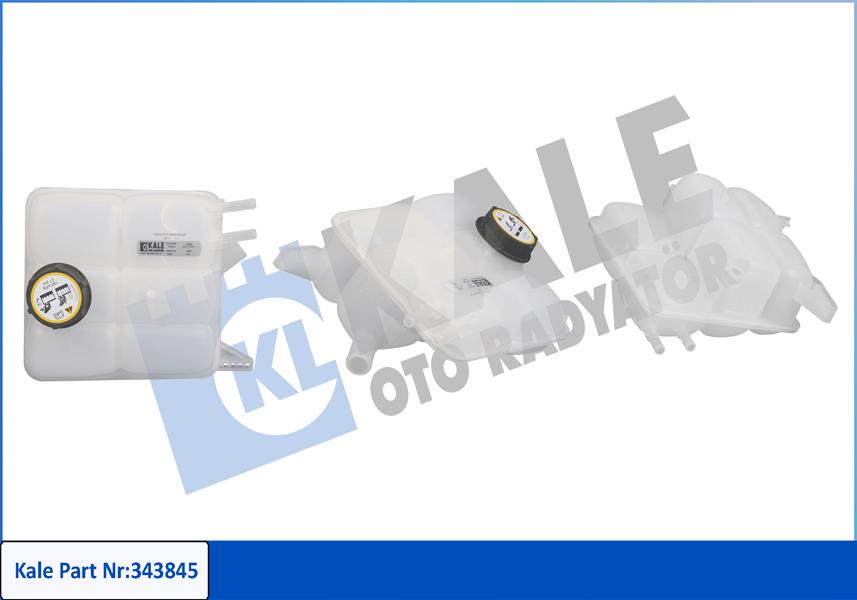 KALE GENLEŞME KAVANOZU RADYATÖR EK SU DEPO KAPAKLI -FOCUS II 04 11 C-MAX 04 11 1.6 ZETEC BENZINLI KAPAKLI 3M5H8K218AJ-1330955-1425193 OEM: 3M5H8K218AJ-1330955-1425193 - KALE 343845 kodlu oto yedek parça görseli