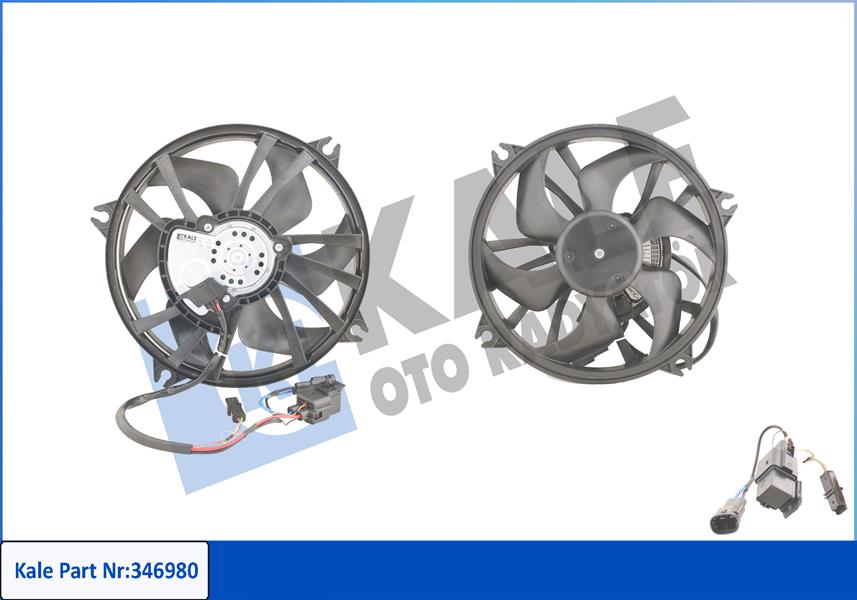 KALE FAN MOTORU C5-C8-308-407-807 1.6 HDİ-1.8/2.0 16V 1253.N5 OEM: 1253.N5 - KALE 346980 kodlu oto yedek parça görseli