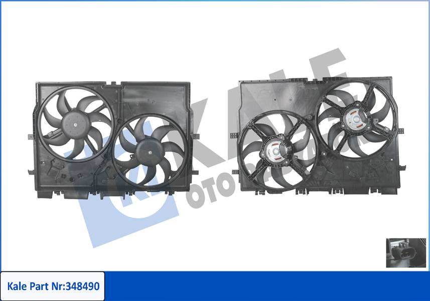 KALE FAN MOTORU DAVLUMBAZLI DUCATO III 2.3JTD 06- 1358009080 OEM: 1358009080 - KALE 348490 kodlu oto yedek parça görseli