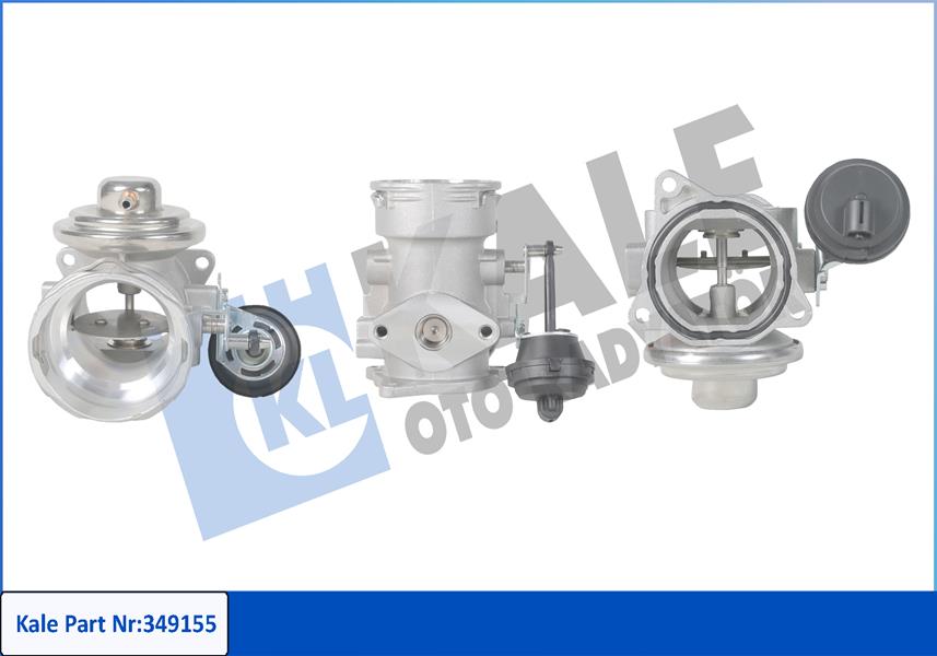 KALE EGR VALFİ PASSAT 00-05 SHARAN 00-10 T5 03-09 A4 00-04 A6 01-05 SUPERB 1.9 TDI AVF AWX 038131501AA-1212966-6M219D475AA OEM: 038131501AA-1212966-6M219D475AA - KALE 349155 kodlu oto yedek parça görseli