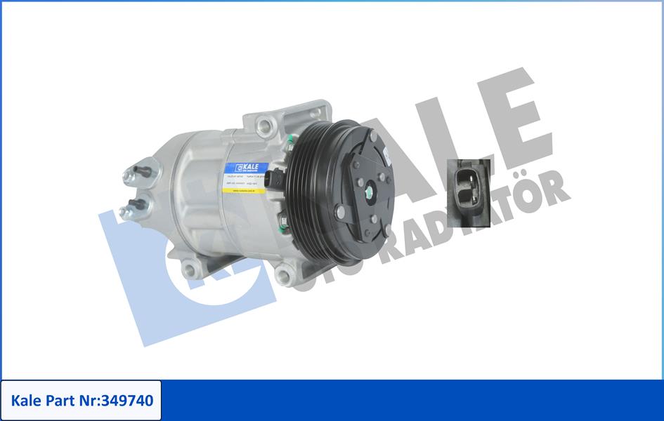KALE KLİMA KOMPRESÜRÜ PUNTO-EGEA 16 500L 51883102-52003012 OEM: 51883102-52003012 - KALE 349740 kodlu oto yedek parça görseli