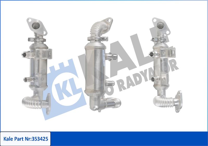 KALE EGR SOGUTUCU FORD C MAX 05 07 FOCUS II 05 12 MONDEO IV 07 15 S MAX 07 10 CONNECT 1.8 TDCI 1354769-1367256-1700018-4M5Q9F464BA OEM: 1354769-1367256-1700018-4M5Q9F464BA - KALE 353425 kodlu oto yedek parça görseli