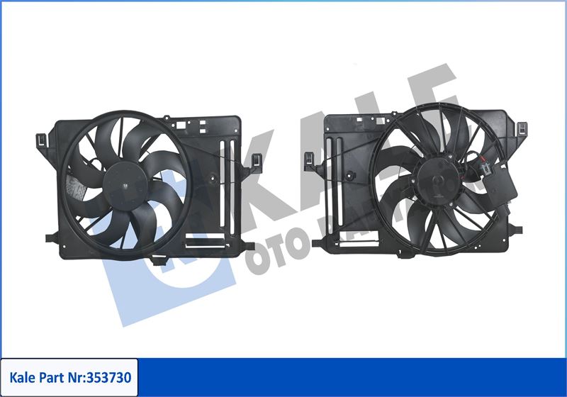 KALE FAN MOTORU DAVLUMBAZLI FORD FOCUS III FORD C MAX 11 17 1.6 TDCI 12V 1858189-8V618C607ED OEM: 1858189-8V618C607ED - KALE 353730 kodlu oto yedek parça görseli