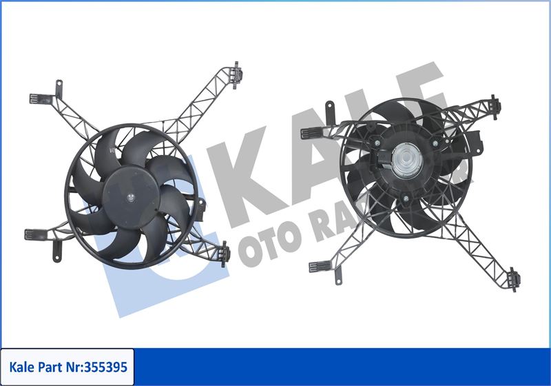 KALE FAN MOTORU FIESTA 08 17 1.4-1.6 TI B-MAX 14 1.4-1.6 TI BENZINLI 8V518C607BG-1843123-8V518C607BE OEM: 8V518C607BG-1843123-8V518C607BE - KALE 355395 kodlu oto yedek parça görseli