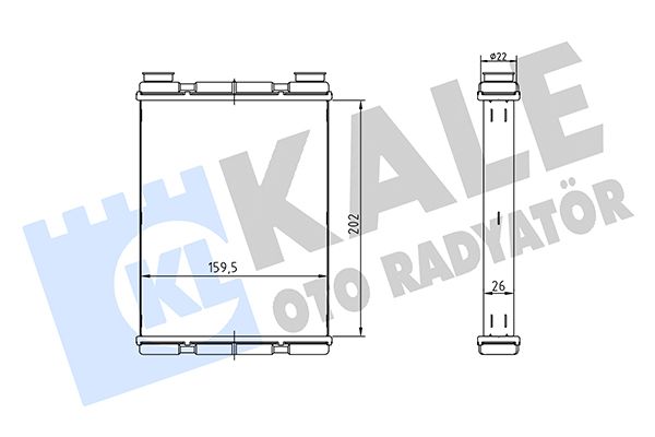 KALE KALORİFER RADYATÖRÜ NISSAN JUKE 1.5L K9K F15 10- 1.6L HR16DE F15 10- 1.2L HRA2DDT DIG-T F15 14- 1 .6L MR16DDT DIG-T F15 10- - ALEMİNYUM 271401KA0A-271401KA0B OEM: 271401KA0A-271401KA0B - KALE 360855 kodlu oto yedek parça görseli