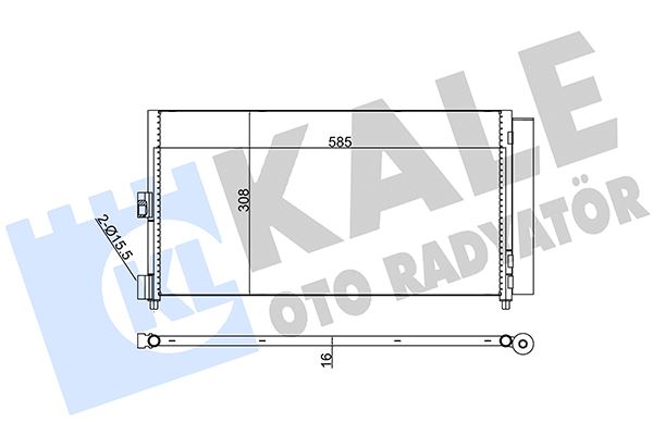 KALE KLİMA RADYATÖRÜ KONDENSER FIAT DOBLO 01 IDEA 04 PUNTO 03 LANCIA YPSILON 06 11 1.2 1.3JTD 1.4 1.9JTD 46820833-51732993-51802116-51804991 OEM: 46820833-51732993-51802116-51804991 - KALE 386000 kodlu oto yedek parça görseli