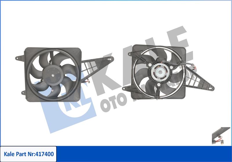 KALE RADYATÖR FANI DAVLUMBAZLI M131 DKŞ-SLX KABLOLU 69402295-85013265 OEM: 69402295-85013265 - KALE 417400 kodlu oto yedek parça görseli