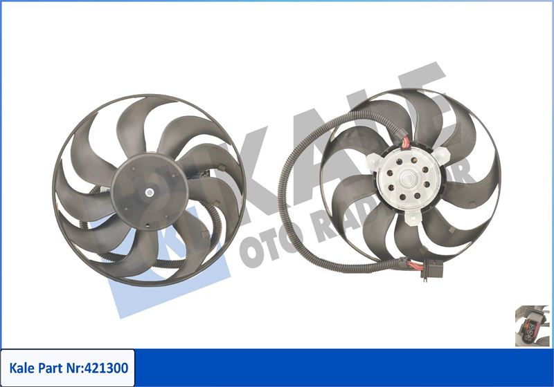 KALE FAN MOTORU PERVANELİ AUDI A3-TT-SEAT CORDOBA-IBIZA IV-V-LEON-TOLEDO II-SKODA FABIA 220-60W-290mm DAVLUMBAZ YOK 1J0959455K-1J0959455L-1C0959455C OEM: 1J0959455K-1J0959455L-1C0959455C - KALE 421300 kodlu oto yedek parça görseli