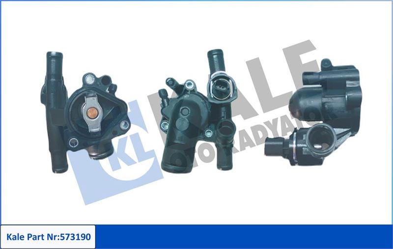 KALE KOMPLE TERMOSTAT-PLASTİK GÖVDELİ 83 C NISSAN PRIMASTAR-OPEL VIVARO A-RENAULT MEGANE II-SCENIC II TRAFIC II 4433121-4434144--4434190 OEM: 4433121-4434144--4434190 - KALE 573190 kodlu oto yedek parça görseli