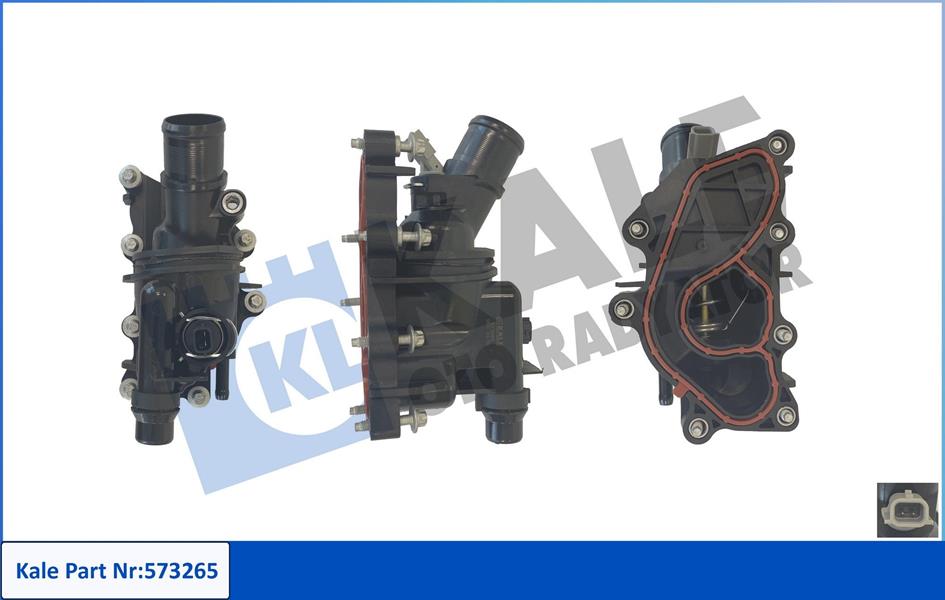 KALE TERMOSTAT 96 C MERCEDES M282 W177 V177 W247 C118 X118 H247 X247 . RENAULT 1.3 TCe H5H MEGANE IV 15 KADJAR 15 A2822030175-110601741R OEM: A2822030175-110601741R - KALE 573265 kodlu oto yedek parça görseli