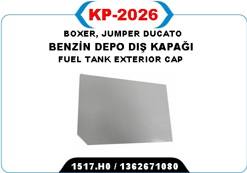 KAYA YAKIT DEPO DIŞ KAPAĞI DUCATO III-BOXER III-JUMPER III 2006 OEM: 1517.H0-1362671080 - KAYA KP2026 kodlu oto yedek parça görseli