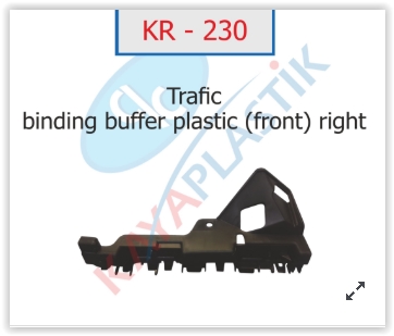 KAYA ÖN TAMPON BAĞLANTI AYAĞI SAĞ TRAFIC 622117405R-620505064R OEM: 622117405R-620505064R - KAYA KR230 kodlu oto yedek parça görseli