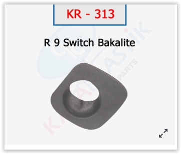 KAYA KONTAK YUVA PLASTİĞİ R9 OEM: 7701349278 - KAYA KR313 kodlu oto yedek parça görseli