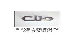 KAYA ARKA YAZI CLIO EM KÜÇÜK HARFLE YAZILI OLAN OEM: 7700849001 - KAYA KR354 kodlu oto yedek parça görseli