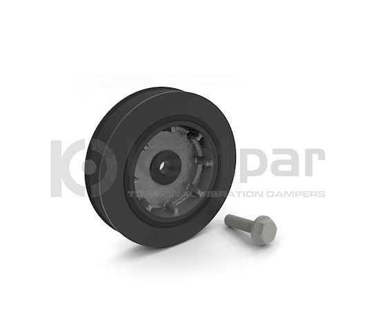 KENTPAR KRANK KASNAĞI KİT RENAULT 19-CLIO II-MEGANE I 1.9D D55 OEM: 7700107145-7700112999-7700724249 - KENTPAR 152K1081S kodlu oto yedek parça görseli