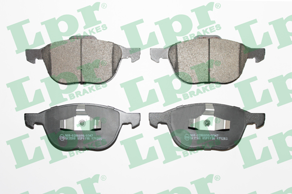 LPR ÖN BALATA FOCUS 04 18 CMAX 07 19 KUGA I -II 08 14 VOLVO V40 19 C30 06 12 S70 08 13S40 04 12 V50 OEM: AV6J2K021AA-3M512K021AB-30742030 - LPR 05P1190 kodlu oto yedek parça görseli
