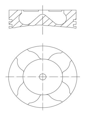 MAHLE MOTOR PİSTON SEGMAN 0.50 COMBO 1.7DTI Y DT-DTL 79.50 623089 OEM: 623089 - MAHLE 0121103 kodlu oto yedek parça görseli