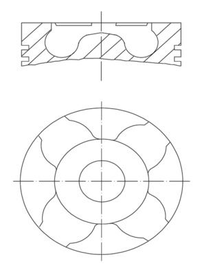 MAHLE MOTOR PİSTON SEGMAN 0.50 FOCUS II 04 11 C.MAX 1.6TDCI 04 11 C4-C5- BERLINGO-307-308-407-508- PARTNERTEPEE DV6 TD/TED C.RAIL 1560 CC 1.6 HD 75.6 OEM: 7M5Q6110AA-0628.R4-0628V0-31251339 - MAHLE 0400605 kodlu oto yedek parça görseli