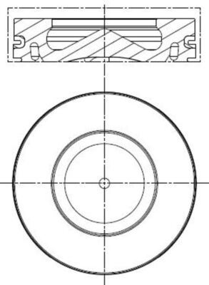 MAHLE PISTON SEGMAN STD 84.00mm BMW E60 E87 E90 E92 E93 F10 F20 F30 F32 F33 F34 F36 E83 E84 F25 F15 MINI R55 R61 11257803033 OEM: 11257803033 - MAHLE 081PI00100000 kodlu oto yedek parça görseli