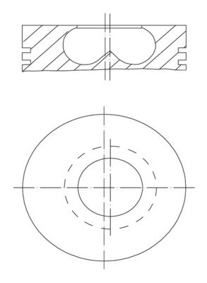 MAHLE PISTON SEGMAN 84.50mm BMW B37 B47 F10 F20 F30 F40 G20 G30 G22 F32 F34 F36 G32 G11 F48 F15 MINI F54 F55 F56 F57 F60 11258519401 OEM: 11258519401 - MAHLE 081PI00123002 kodlu oto yedek parça görseli