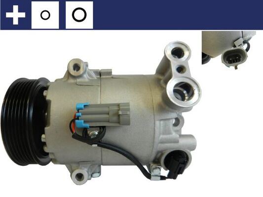 MAHLE KLİMA KOMPRESÖRÜ OPEL ASTRA J 09 15 MERIVA B 10 15 1.3 CDTI 1.7 CDTI 13395693-13271266-1618047-13250606 OEM: 13395693-13271266-1618047-13250606 - MAHLE ACP156000S kodlu oto yedek parça görseli