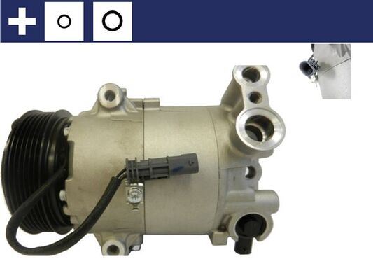 MAHLE KLİMA KOMPRESÖRÜ ASTRA H-ASTRA J-MERIVA B-ZAFIRA C 1.3-1.7 CDTI SW-NB 1.6 SIDI OEM: 39072511-13414017-39164665-13346492 - MAHLE ACP177000S kodlu oto yedek parça görseli