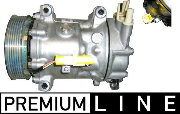 MAHLE KLİMA KOMPRESÖRÜ P207 06>15 P208 12>19 P307 01>09 P308 08>14 P508 10>18 P2008 13>18 P5008 10>17 PARTNER-BERLINGO 08> C3 09>16 C4 04>11 C5 10>16 DS3 15>19 1.2-1.4-1.6 VTI-THP-HDI OEM: 9800839580-9825868180-6453.QL - MAHLE ACP359000P kodlu oto yedek parça görseli