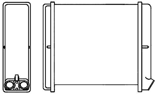 MAHLE KALORİFER RADYATÖRÜ ASTRA F-CALIBRA A-VECTRA A 178x176x42 90399229-1843105-1843106 OEM: 90399229-1843105-1843106 - MAHLE AH170000S kodlu oto yedek parça görseli
