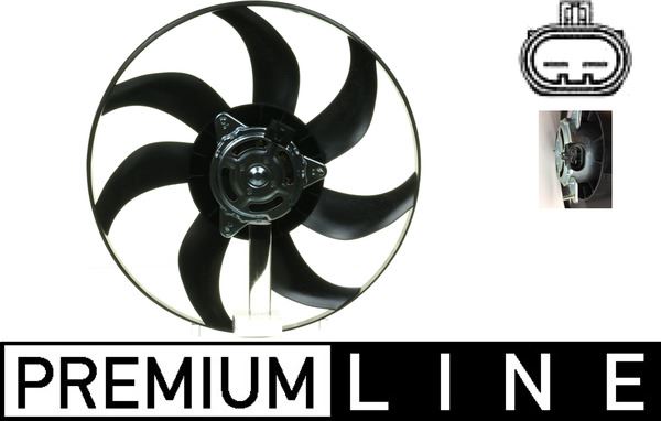 MAHLE FAN MOTORU VECTRA C 02-09 1.6 16V-1.8-1.8 16V-2.2 16V-SIGNUM 03 1.8-2.2 SAAB 9-3 03 1.8-2.0 OEM: 1341362-24410988 - MAHLE CFF322000P kodlu oto yedek parça görseli