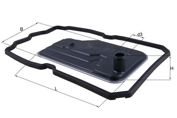 MAHLE OTOMATIK SANZIMAN YAGI FILTRE SETI MERCEDES W203 W204 W205 W212 C207 W221 A2212770200-A2202710380 OEM: A2212770200-A2202710380 - MAHLE HX124D kodlu oto yedek parça görseli