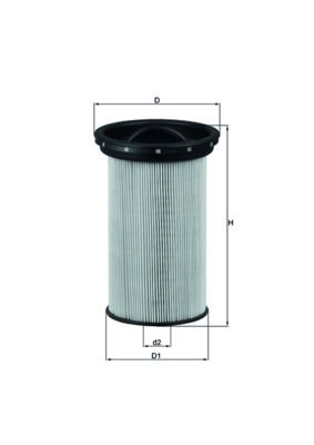 MAHLE YAKIT FILTRESI BMW E46 M47 M57 13322245881 OEM: 13322245881 - MAHLE KX69 kodlu oto yedek parça görseli