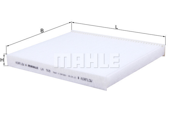MAHLE POLEN FILTRESI BMW E70 F15 E71 F16 OEM: 64319194098 - MAHLE LA918 kodlu oto yedek parça görseli