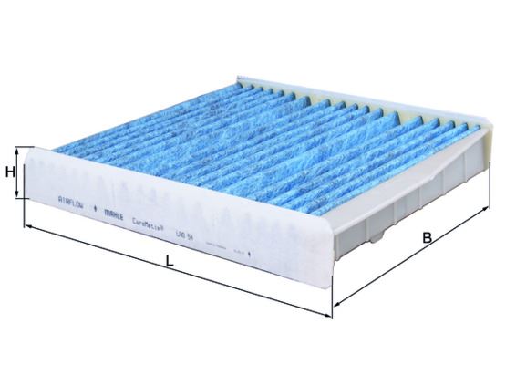 MAHLE POLEN FİLTRESİ KARBONLU VOLVO S60 2001-2010 S80 98-06 V70 99-07 XC70 02-07 XC90 02-14 ANTİ ALERJİ KABİN FİLTRESİ 9171756-30630754-30676413-30630755 OEM: 9171756-30630754-30676413-30630755 - MAHLE LAO54 kodlu oto yedek parça görseli