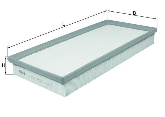 MAHLE HAVA FILTRESI MERCEDES OM640 W169 W245 A6400940204 OEM: A6400940204 - MAHLE LX1004 kodlu oto yedek parça görseli