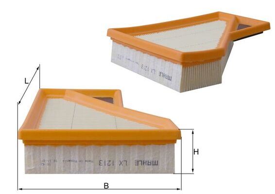 MAHLE HAVA FILTRESI MINI R50 R53 01 07 13727529261 OEM: 13727529261 - MAHLE LX1213 kodlu oto yedek parça görseli