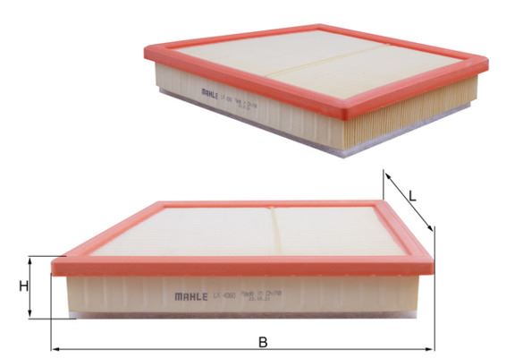 MAHLE HAVA FILTRESI BMW F40 F44 F45 F46 F48 F39 MINI F54 F55 F56 F57 F60 13717619267 13718513944 OEM: 13717619267 13718513944 - MAHLE LX4060 kodlu oto yedek parça görseli