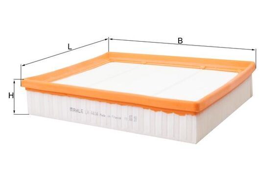 MAHLE HAVA FILTRESI MERCEDES X-CLASS OM690 W470 17 . NISSAN NAVARA 2.3 dCi 15 A0000900700-165464JA1A OEM: A0000900700-165464JA1A - MAHLE LX4404 kodlu oto yedek parça görseli