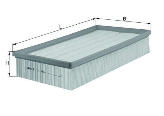 MAHLE HAVA FİLTRESİ T5 1.9 TDI-2.0-2.0TDI-2.5 TDI 03- - MULTIVAN T5 1.9 TDI-2.0-2.5 TDI 03- 7H0129620 OEM: 7H0129620 - MAHLE LX786 kodlu oto yedek parça görseli